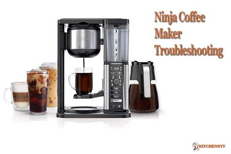 ninja duo coffee maker troubleshooting